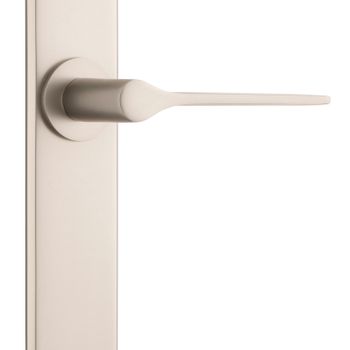 Como Lever - Chamfered Backplate