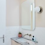 14702P85 - Baltimore Lever - Rectangular Backplate - Satin Nickel - Privacy