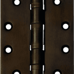 2363 - Ball Bearing Hinge - H100xW75mm - Signature Brass