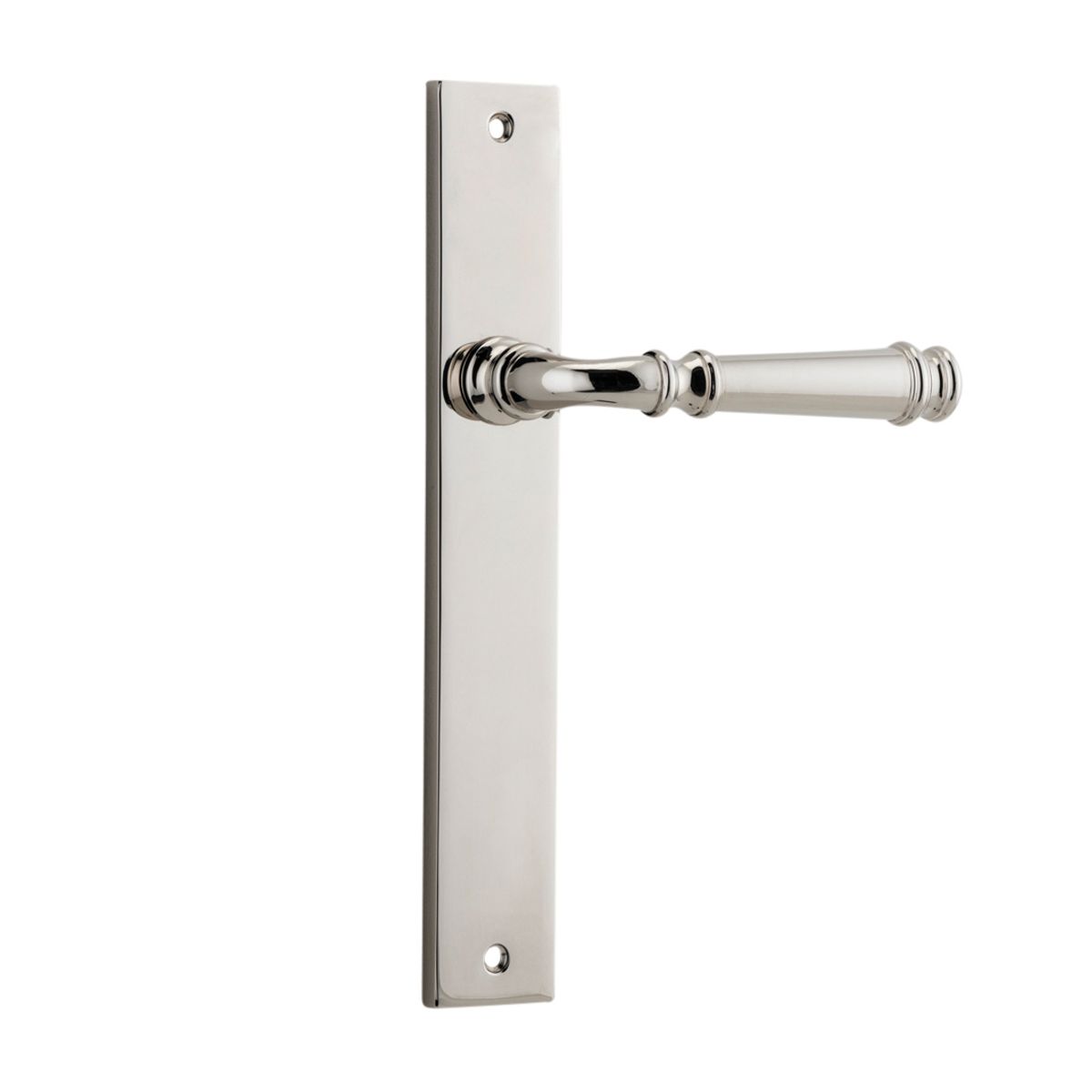 14206 - Verona Lever - Rectangular Backplate - Polished Nickel - Passage
