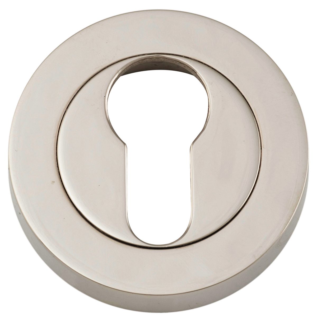 9308 - Euro Escutcheons -  Round - Polished Nickel