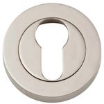 9308 - Euro Escutcheons -  Round - Polished Nickel