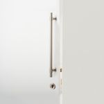 20710KENTR60KT - Helsinki Pull Handle - 450mm Entrance Kit with Separate High Security Lock - Satin Nickel - Entrance