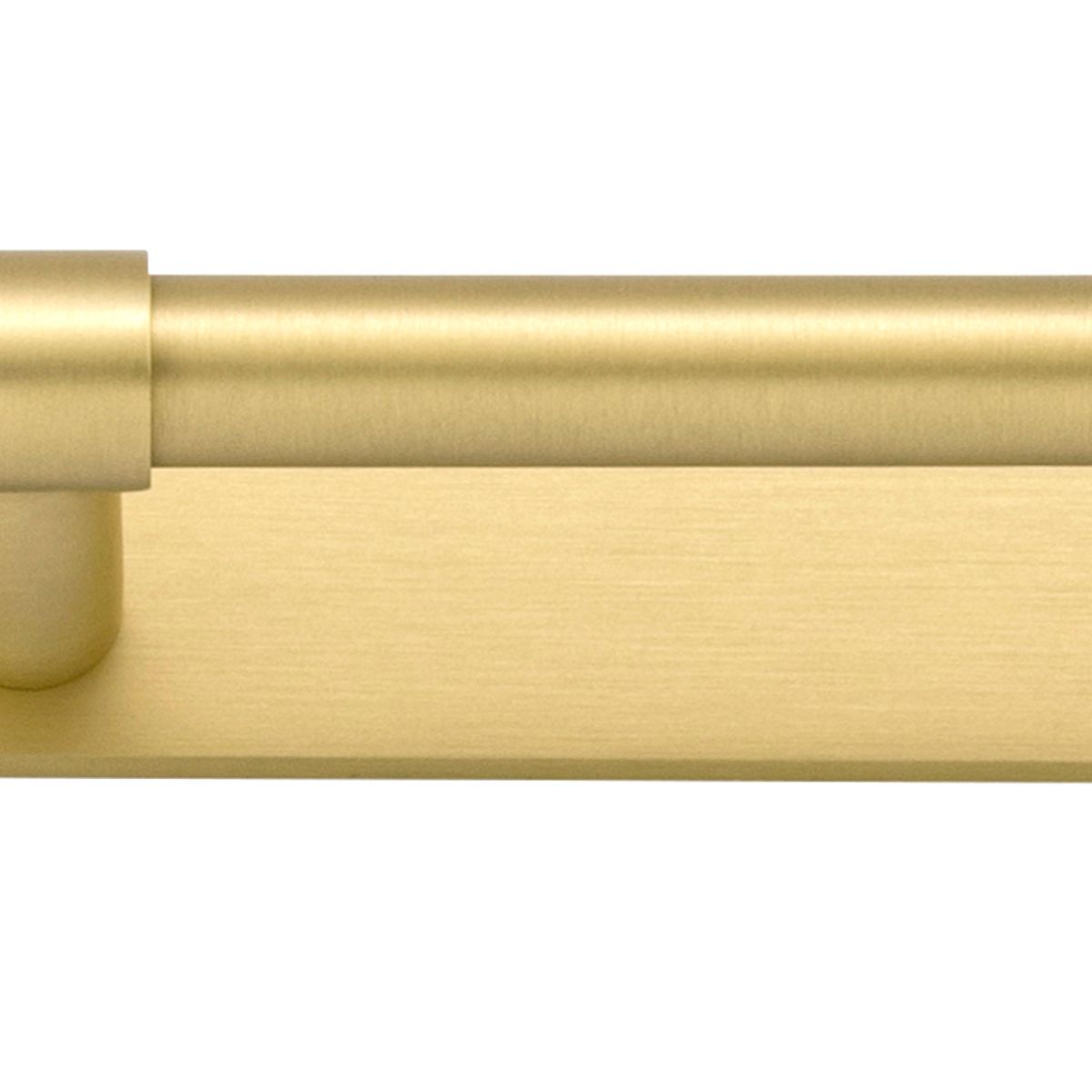 17151B - Helsinki Cabinet Pull with Backplate- CTC96mm - Brushed Gold PVD