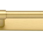 17151B - Helsinki Cabinet Pull with Backplate- CTC96mm - Brushed Gold PVD