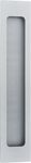 21784 - Rectangular Flush Pull - Brushed Chrome - Passage