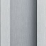 21784 - Rectangular Flush Pull - Brushed Chrome - Passage