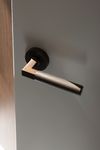0351 - Brunswick Lever - Round Rose - Signature Brass - Passage