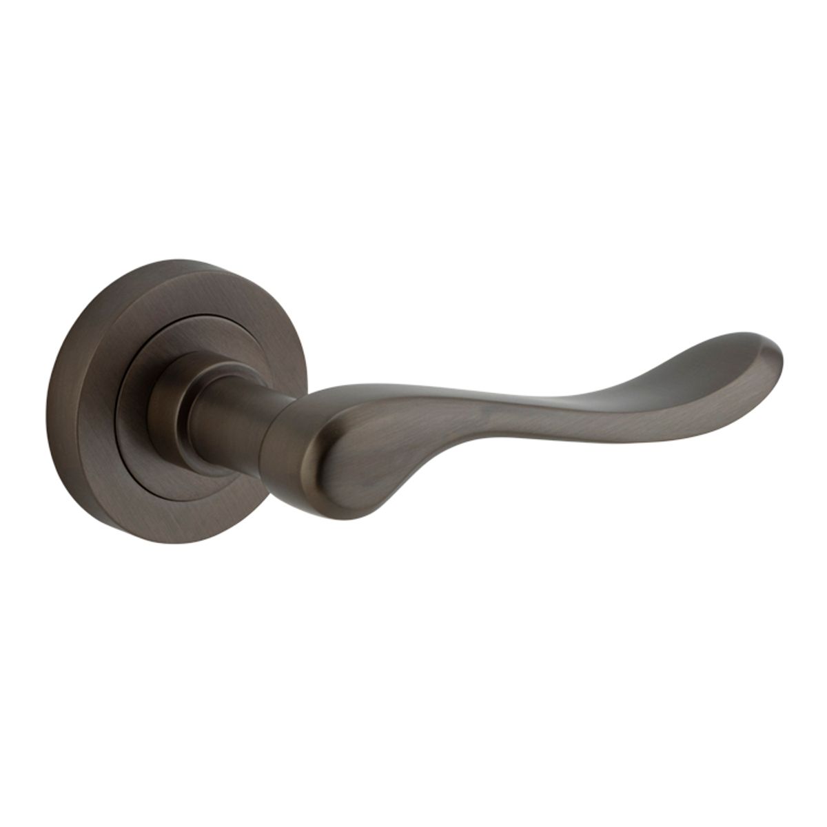 20791 - Stirling Lever - Round Rose - Signature Brass - Passage