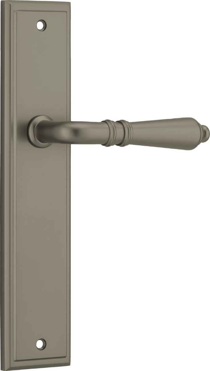 16836 - Sarlat Lever - Stepped Backplate - Graphite PVD - Passage