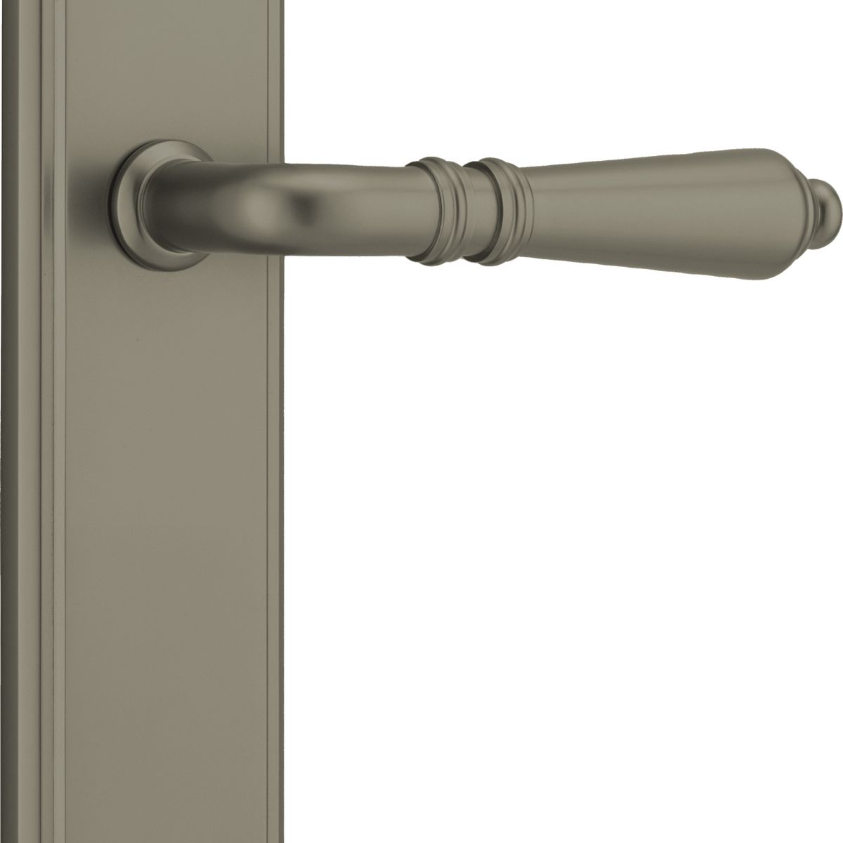 16836 - Sarlat Lever - Stepped Backplate - Graphite PVD - Passage