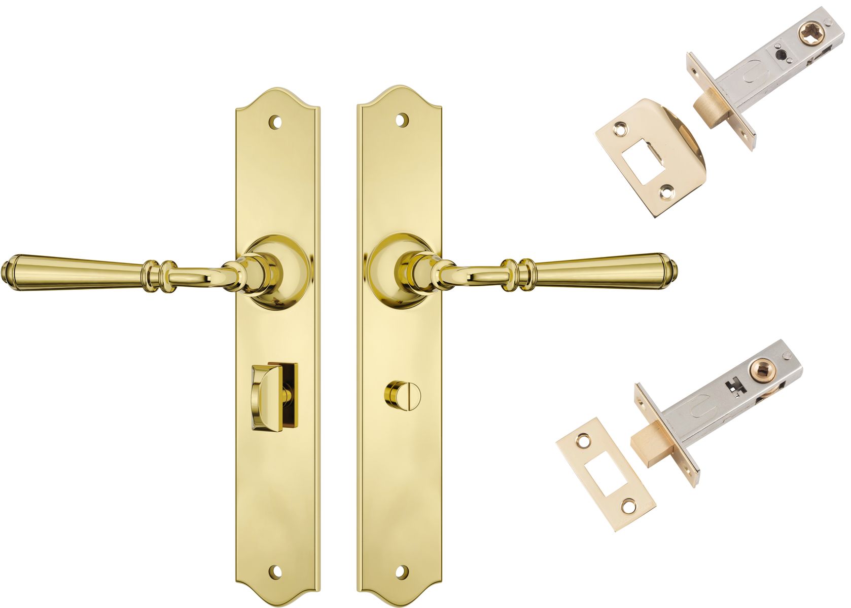 Reims Lever - Long Backplate Privacy Set