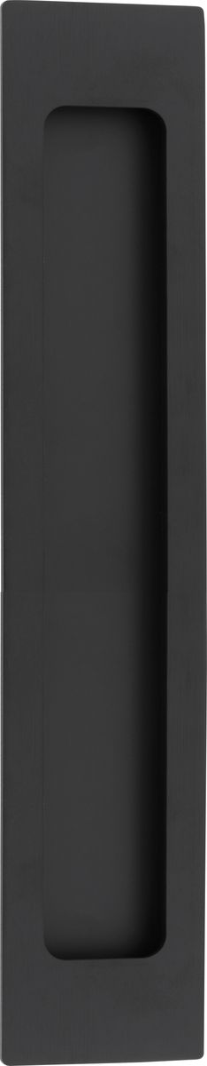 21781 - Rectangular Flush Pull - Matt Black - Passage