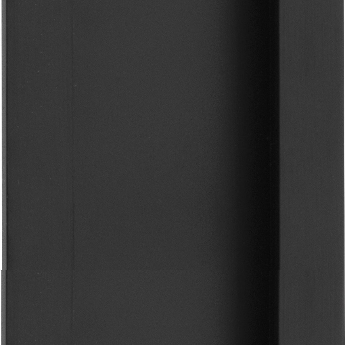 21781 - Rectangular Flush Pull - Matt Black - Passage