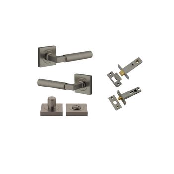 Berlin Lever - Square Rose Privacy Kit