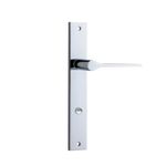 11754 - Como Lever - Rectangular Backplate - Polished Chrome - Passage
