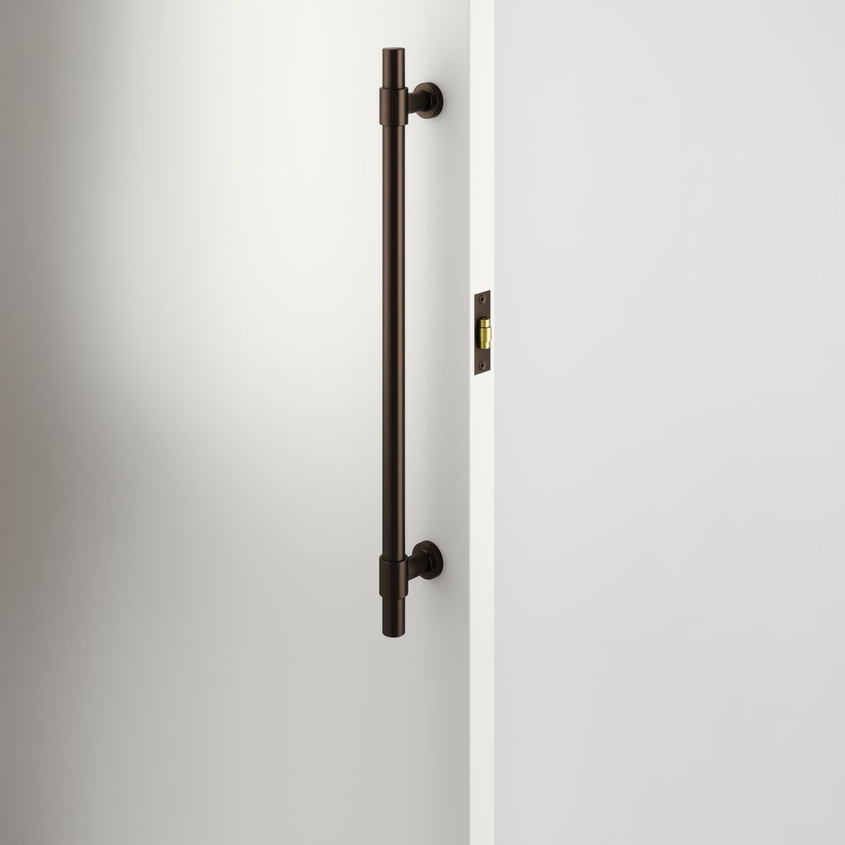 21853 - Roller Latch with Face Plate and Striker - Signature Brass