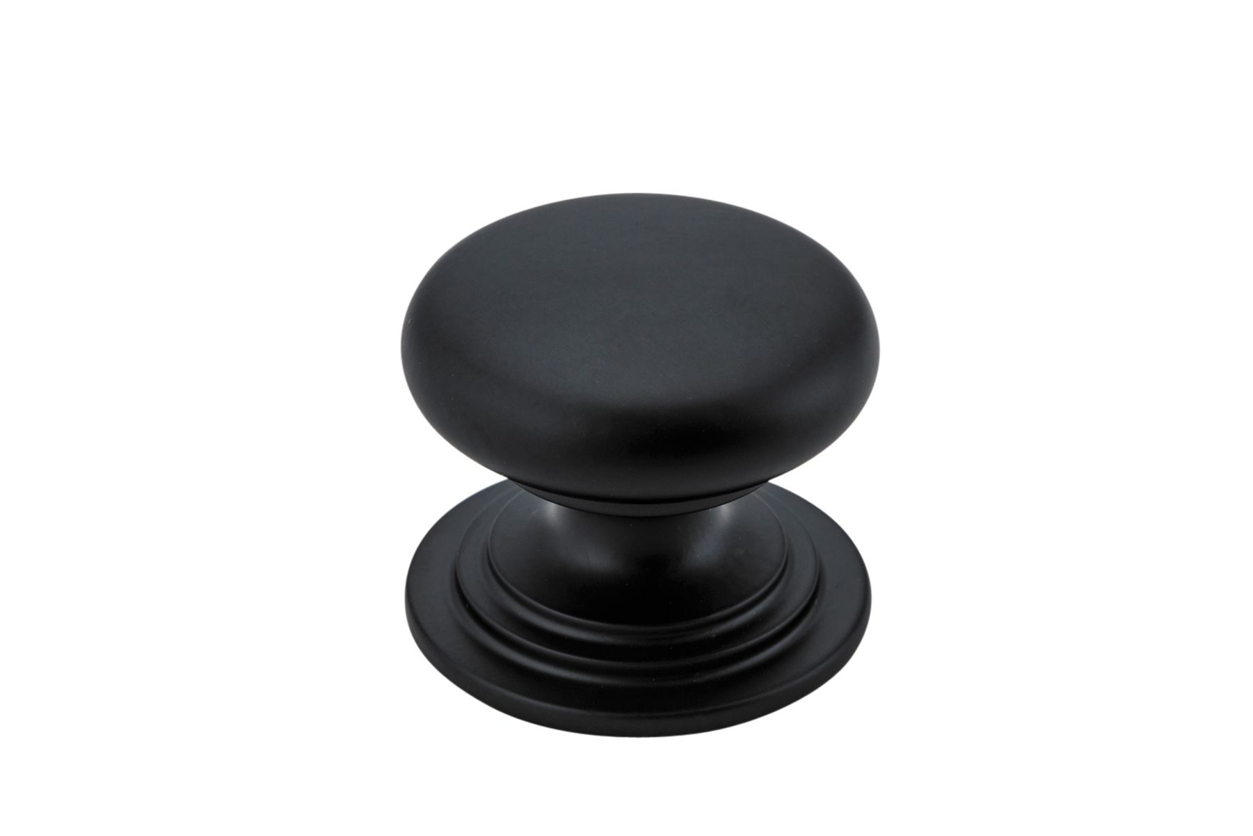 0565 - Sarlat Cupboard Knob - P32xD38mm - Matt Black