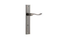 13920P85 - Stirling Lever - Rectangular Backplate - Distressed Nickel - Privacy