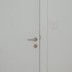 20779 - Osaka Lever - Round Rose - Satin Nickel - Passage