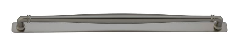 16941B - Sarlat Cabinet Pull with Backplate - CTC450mm - Graphite PVD