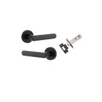 20773KPASS60 - Osaka Lever - Round Rose Passage Kit - Matt Black - Passage