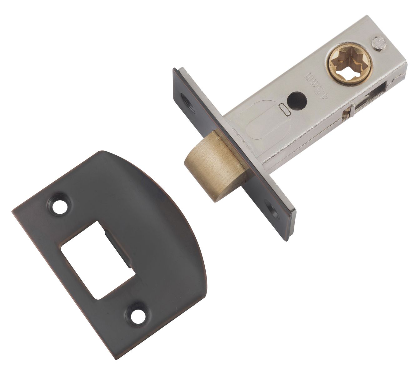 Hard Sprung Split Cam Tube Latch - L45mm