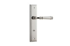 14242P85 - Verona Lever - Stepped Backplate - Polished Nickel - Privacy