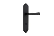 12874P85 - Copenhagen Lever - Shouldered Backplate - Matt Black - Privacy