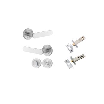 Bronte Lever - Round Rose Privacy Kit with Separate Privacy Turn