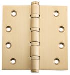 2814 - Ball Bearing Hinge - H100xW100mm - Brushed Brass
