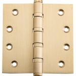 2814 - Ball Bearing Hinge - H100xW100mm - Brushed Brass