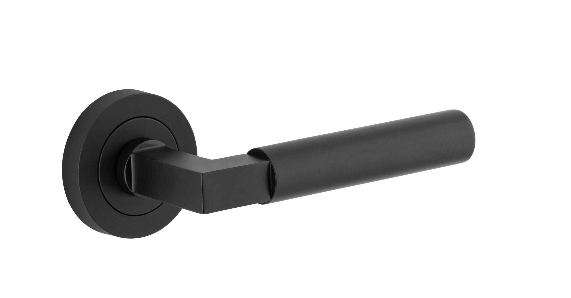 0343 - Berlin Lever - Round Rose - Matt Black - Passage