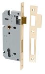 6026 - 85mm Euro Mortice Locks - 45mm Backset - Polished Brass