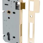 6026 - 85mm Euro Mortice Locks - 45mm Backset - Polished Brass
