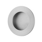 21794 - Round Flush Pull - Brushed Chrome - Passage