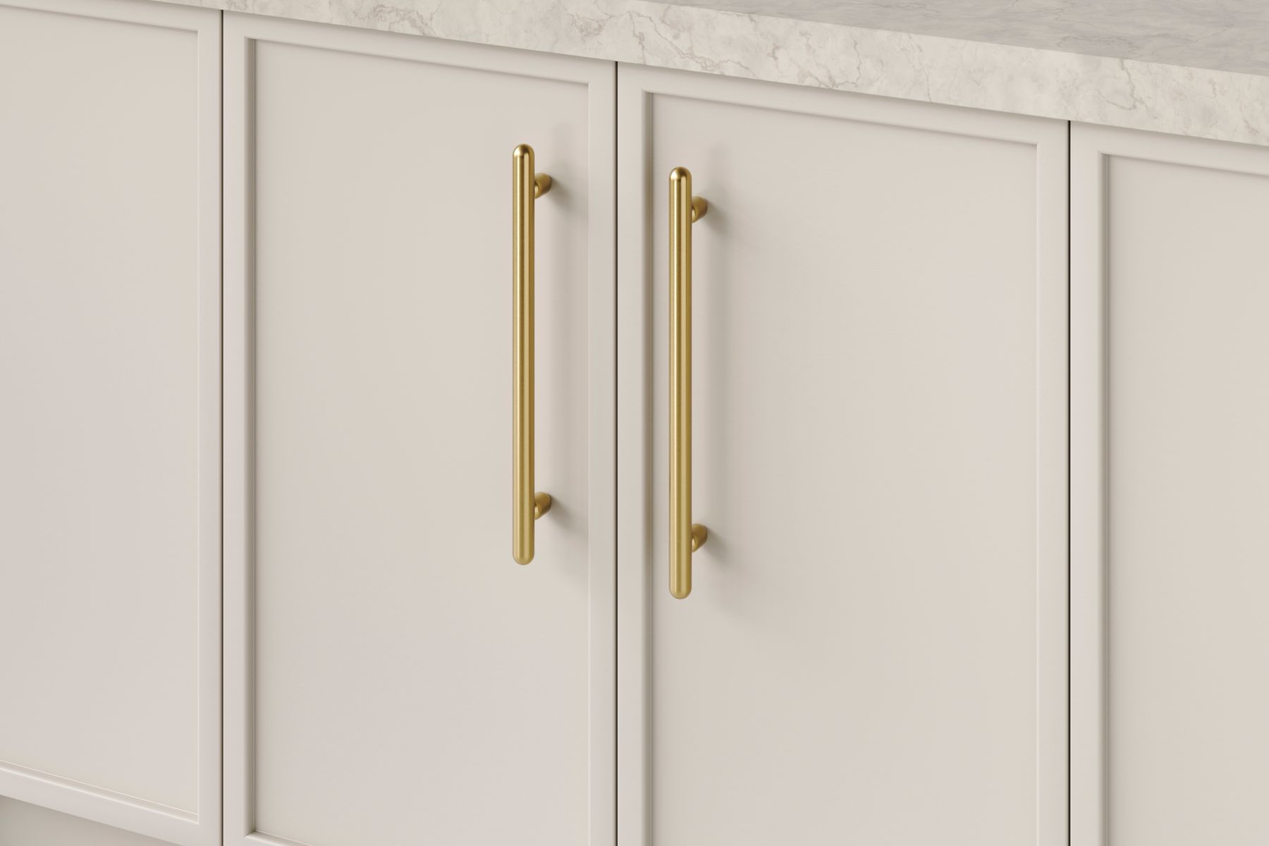 24050 - Puerto Cabinet Pull - CTC 256mm - Brushed Gold PVD