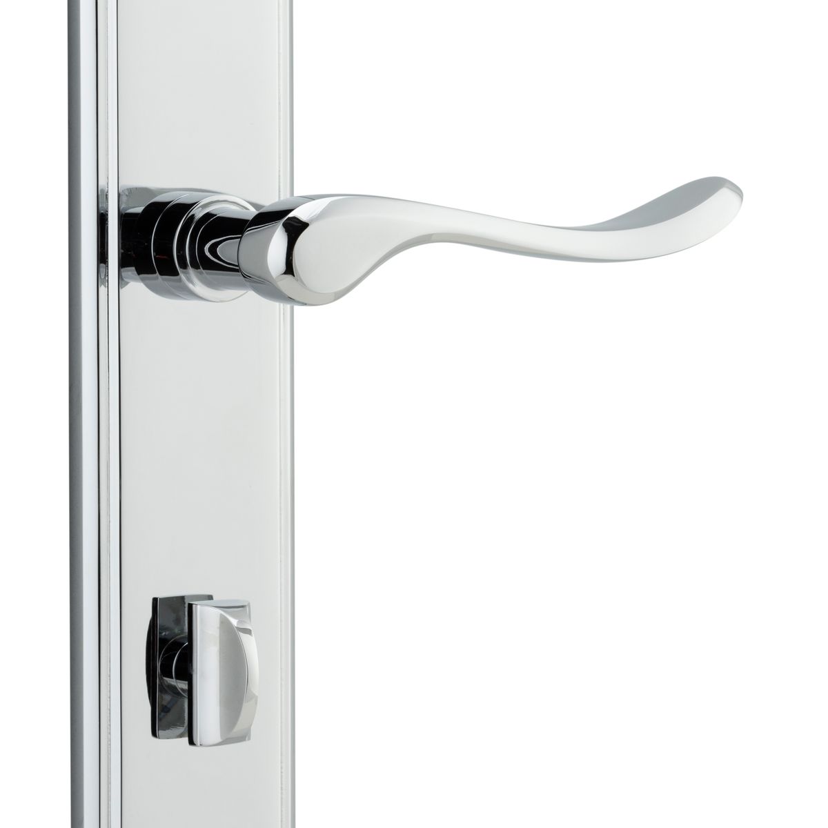 11926P85 - Stirling Lever - Stepped Backplate - Polished Chrome - Privacy
