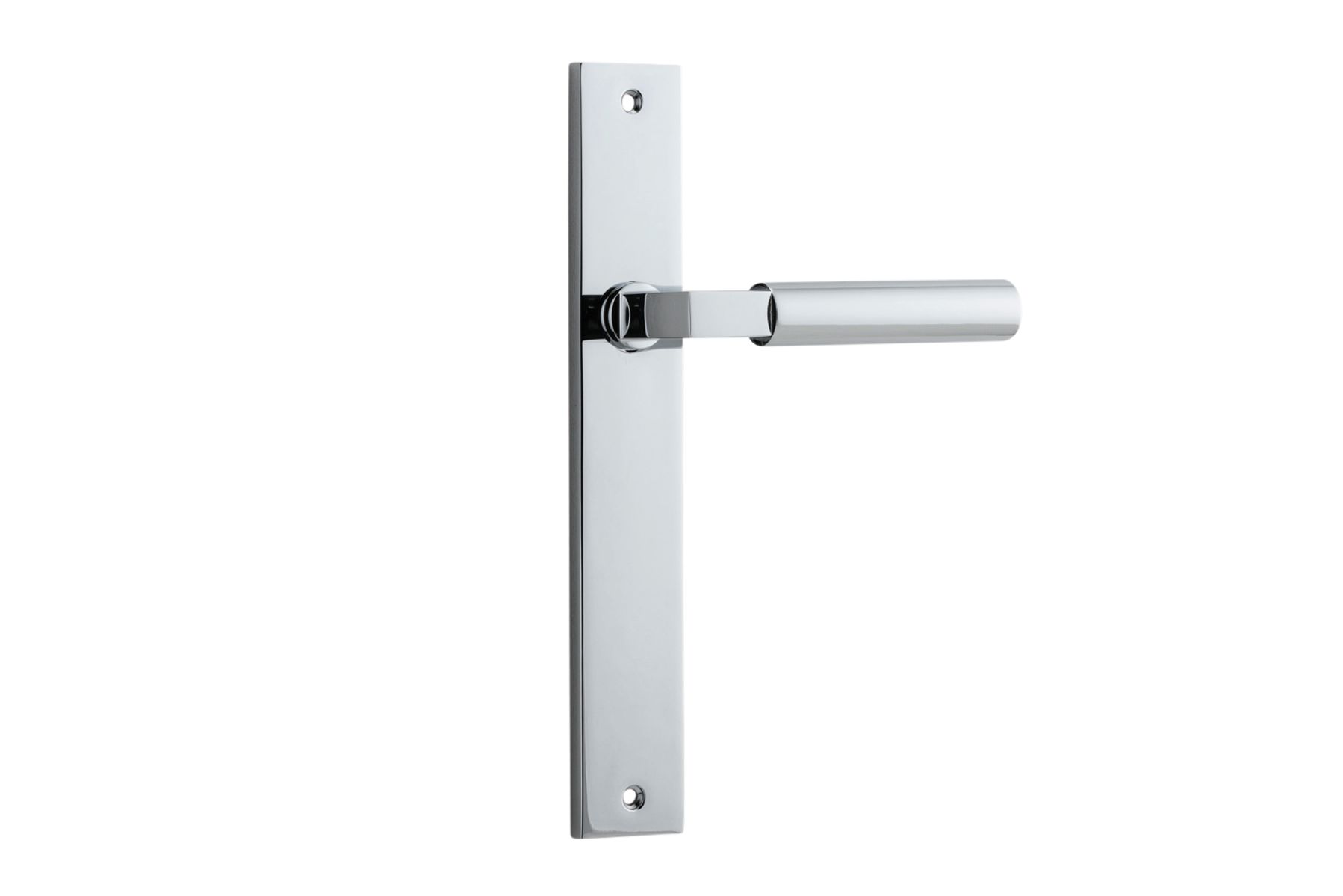 11750 - Berlin Lever - Rectangular Backplate - Polished Chrome - Passage