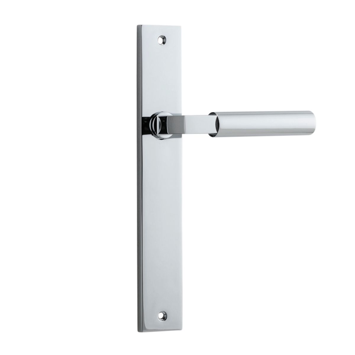 11750 - Berlin Lever - Rectangular Backplate - Polished Chrome - Passage