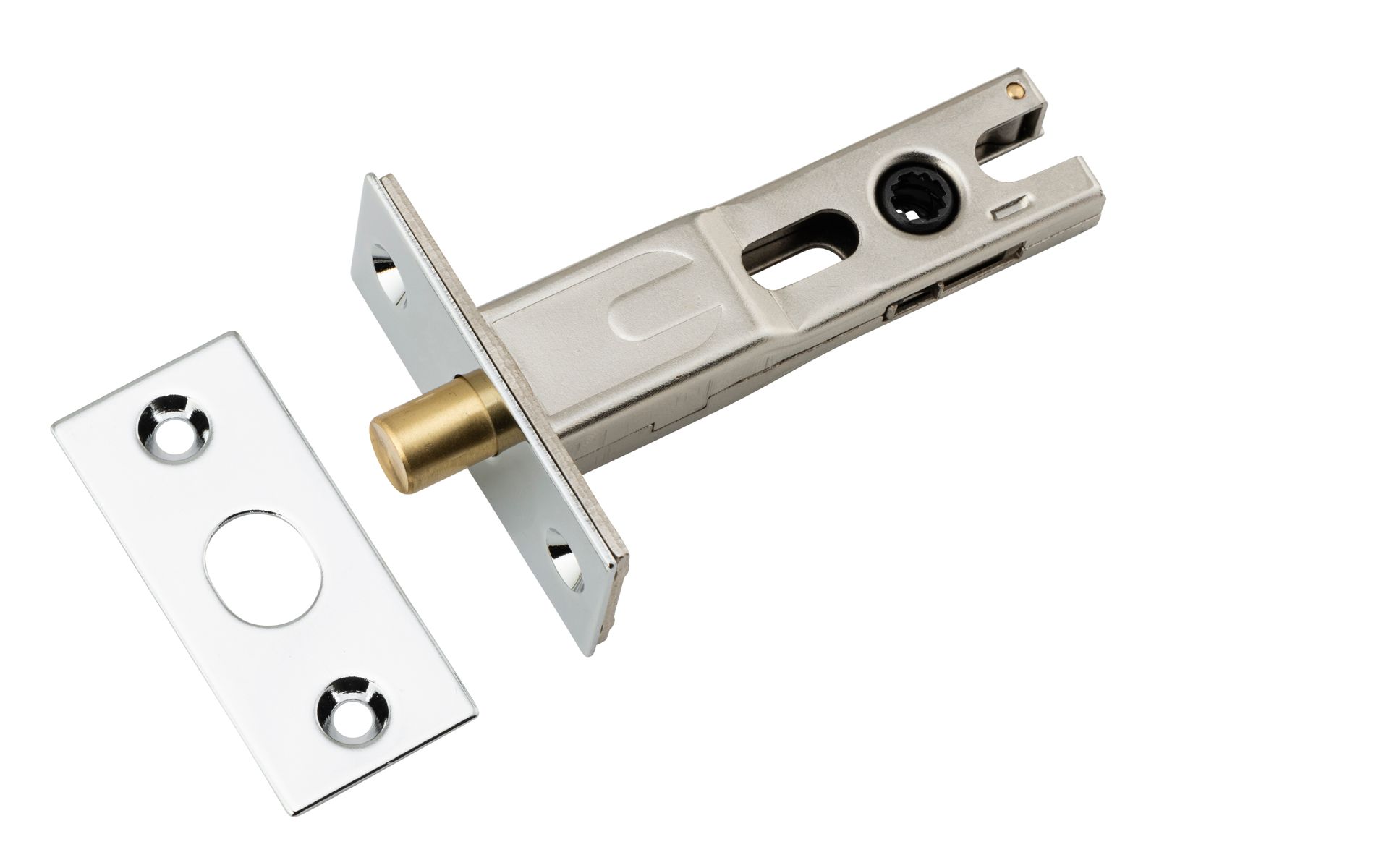 20553 - Privacy Bolt - Round - 60mm Backset - Polished Chrome