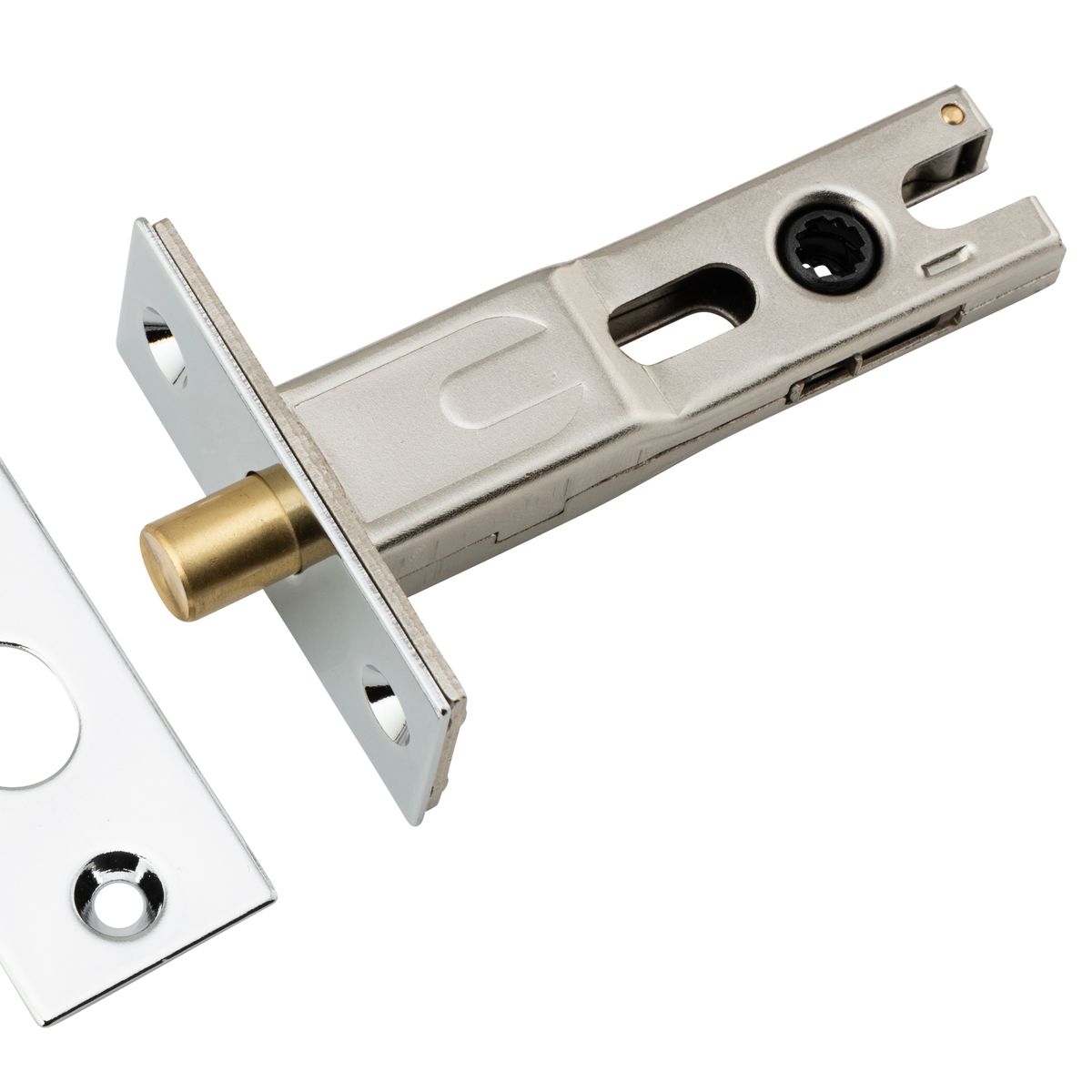 20553 - Privacy Bolt - Round - 60mm Backset - Polished Chrome