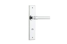 11904 - Helsinki Lever - Chamfered Backplate - Polished Chrome - Passage