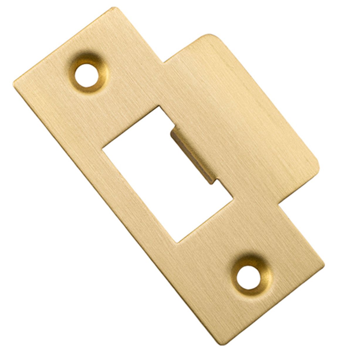 17146 - Metal Door Tube Latch Striker - Brushed Gold PVD