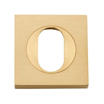 Oval Escutcheon -  Square