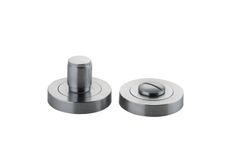 9455 - Berlin Privacy Turn - Round - Brushed Chrome