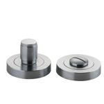 9455 - Berlin Privacy Turn - Round - Brushed Chrome