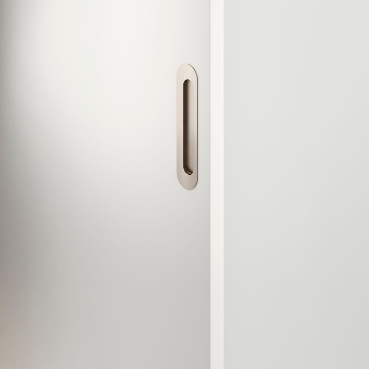 24165 - Puerto Flush Pull - Satin Nickel - Passage