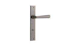 13872P85 - Copenhagen Lever - Rectangular Backplate - Distressed Nickel - Privacy