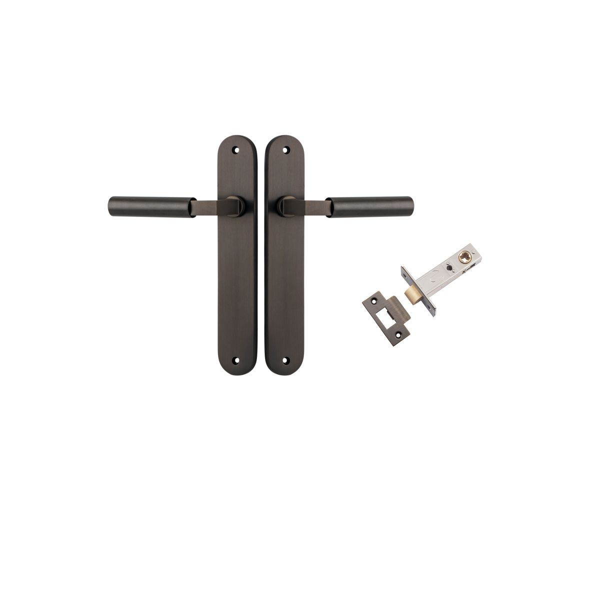 10766KPASS60 - Berlin Lever - Oval Backplate Passage Kit - Signature Brass - Passage